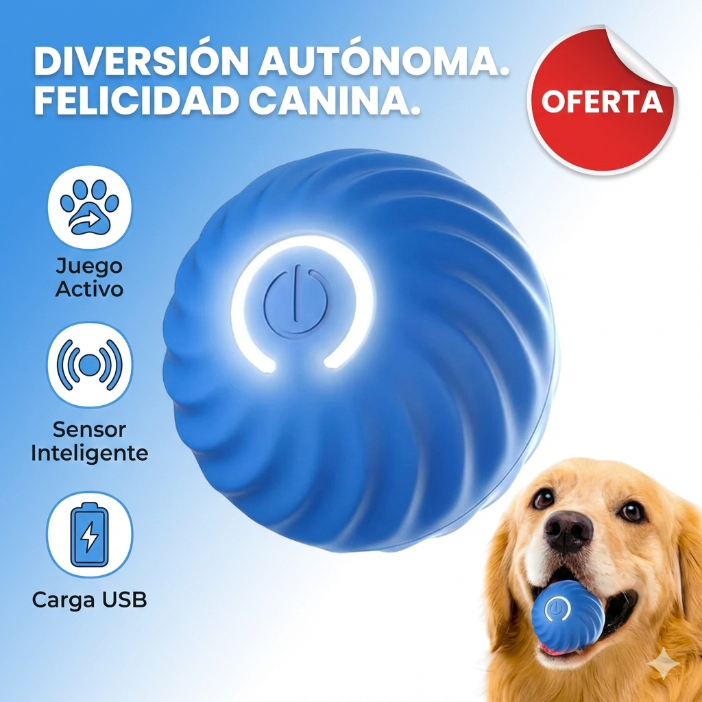 Pelota Interactiva para mascotas