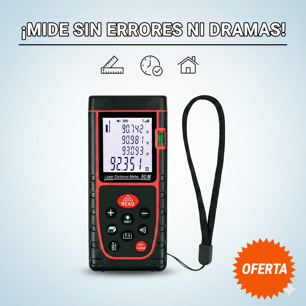 Metro Laser Hasta 40 Metros