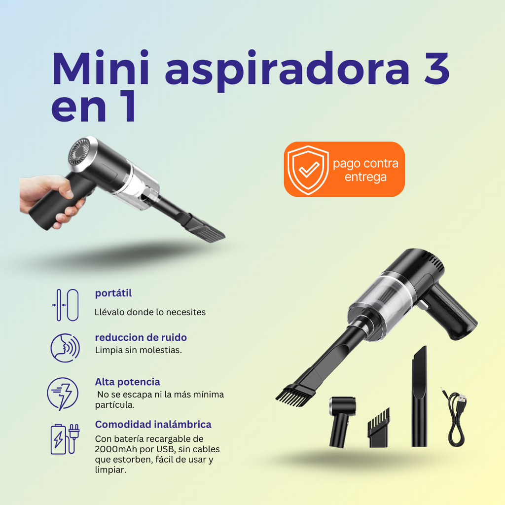 AspirClean™ - Aspiradora Portátil 3 en 1